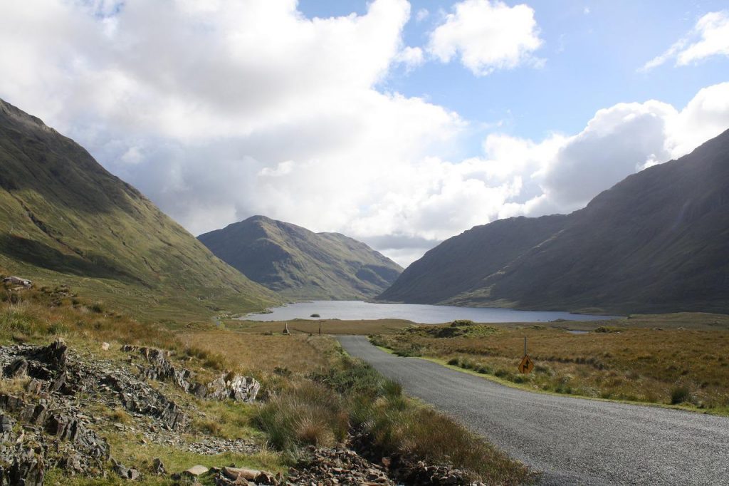 You will pass through the stunning Doo Lough on the Louisburgh Drive. 