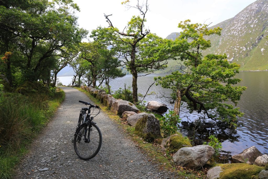Glenveagh National Park Loop is one of the best and most scenic cycles routes in Donegal.