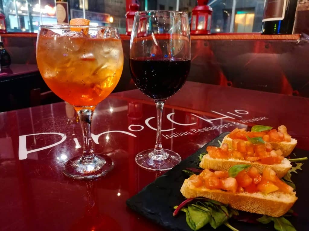 Pinocchio Temple Bar is one of the best Italian restaurants in Dublin.