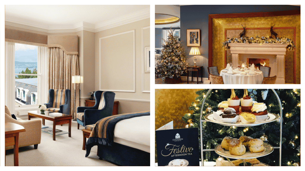 Culloden Hotel and Spa is one of the most magical hotels in Ireland to spend Christmas.
