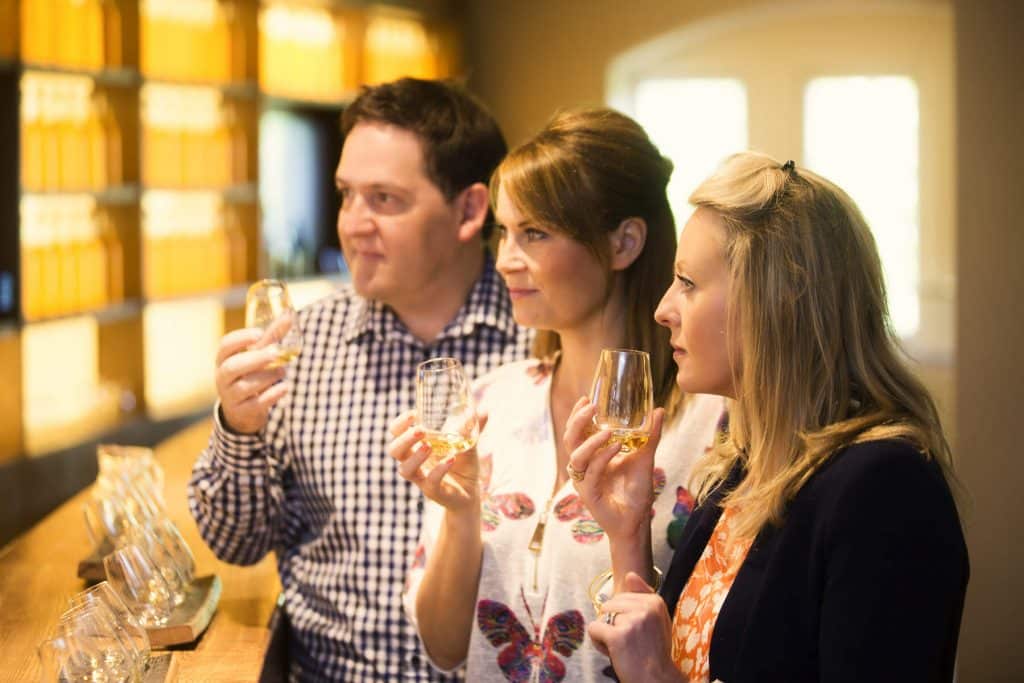 Head for a drink at the Irish Whiskey Museum.