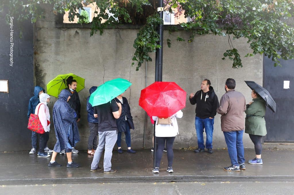 Embrace the rain and take a walk through Grafton Street and St Stephen's Green.