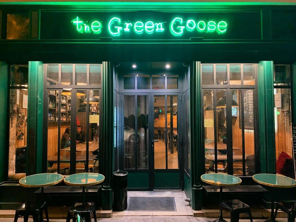 The Green Goose is one of the best Irish pubs in Paris.