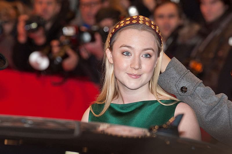 Saoirse Ronan on the red carpet.