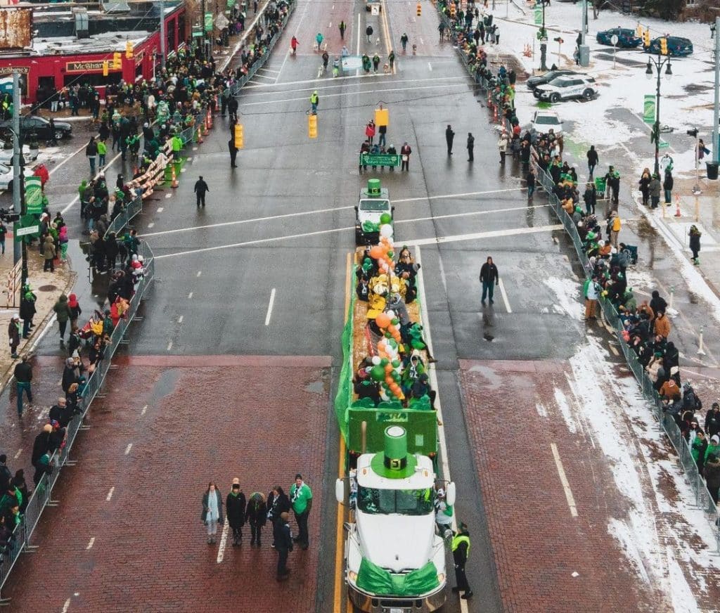 The Detroit parade is one of the biggest St. Patrick's Day parades in the USA.