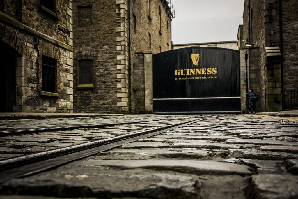 The Guinness Storehouse in Dublin.