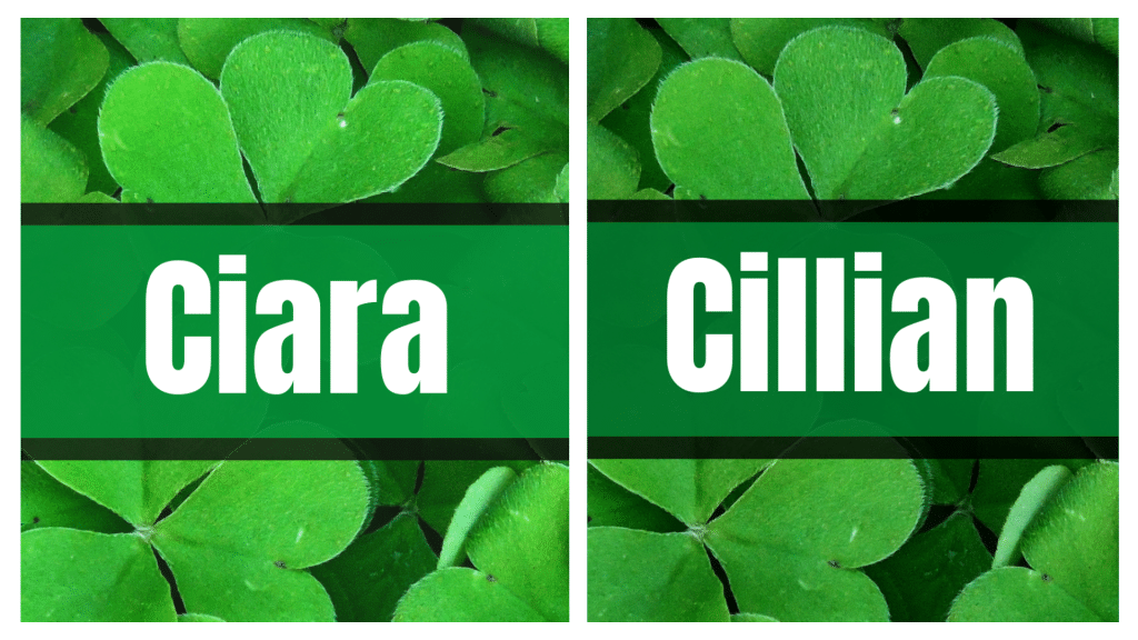 Top 10 most beautiful Irish names beginning with ‘C’.