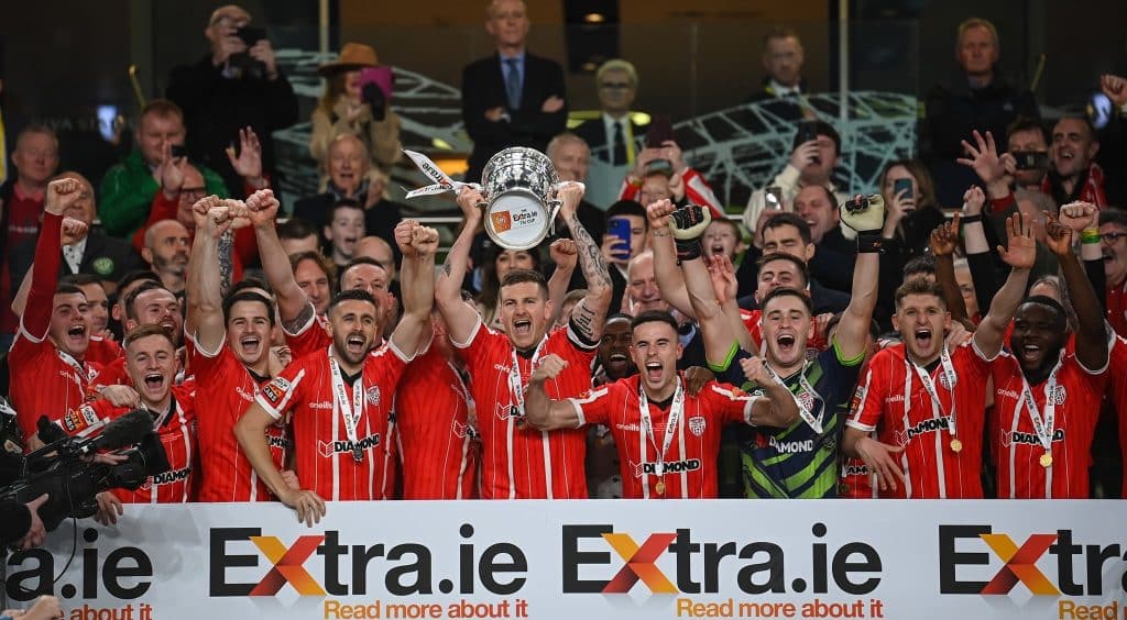 Derry City won the FAI Cup in 2022.