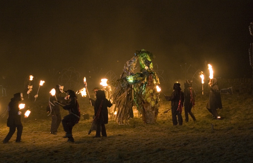 Neopagans celebrating Imbolc.