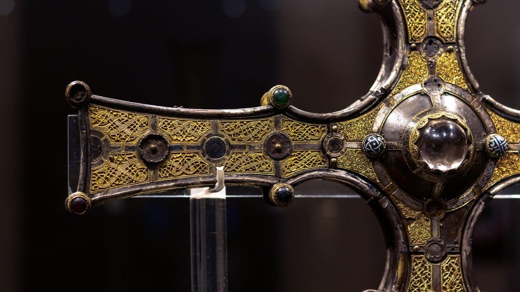 The Cross of Cong contains a fragment of the supposed 'true cross' used in the crucifixion of Jesus.