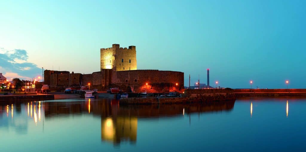 Carrickfergus Castle has panoramic views and paranormal visits.