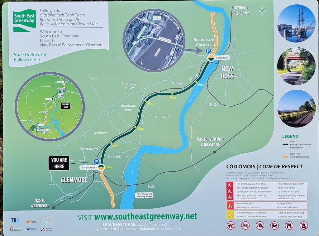 Phase one connects  New Ross to Glenmore.