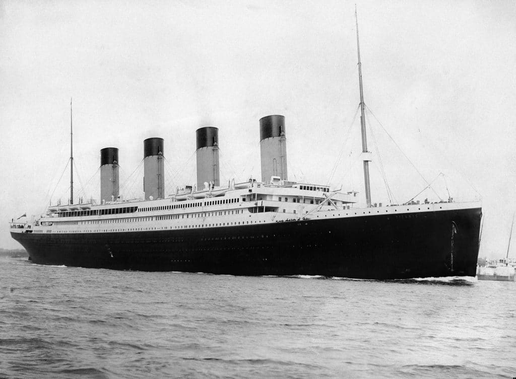 The Titanic vs. the world's largest ship in 2024.