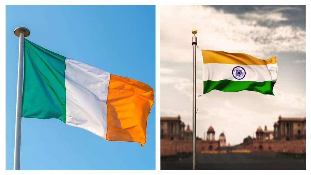 4 countries with a green white and orange flag meanings