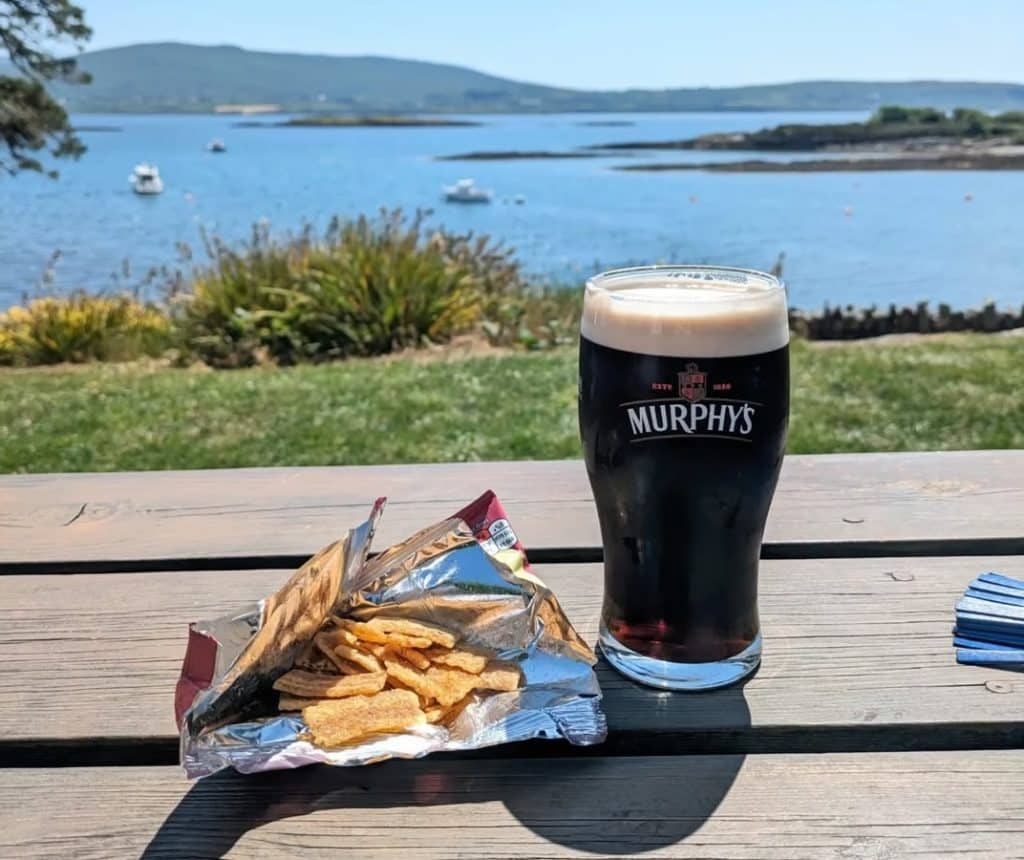 Grab a pint of Murphy's at The Tin Pub.