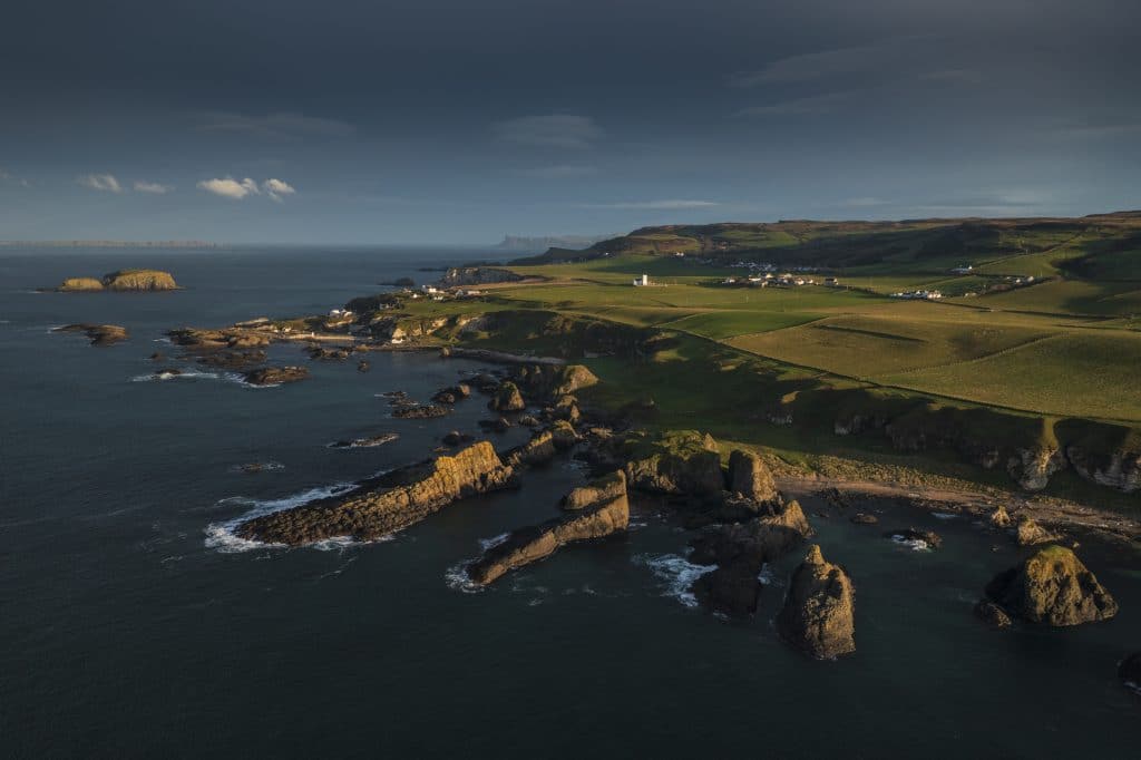 Picture of Ballintoy Harbour and coast.