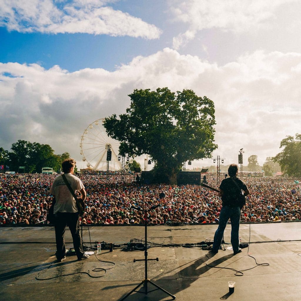 Picture from the stage of Electric Picnic Festival.